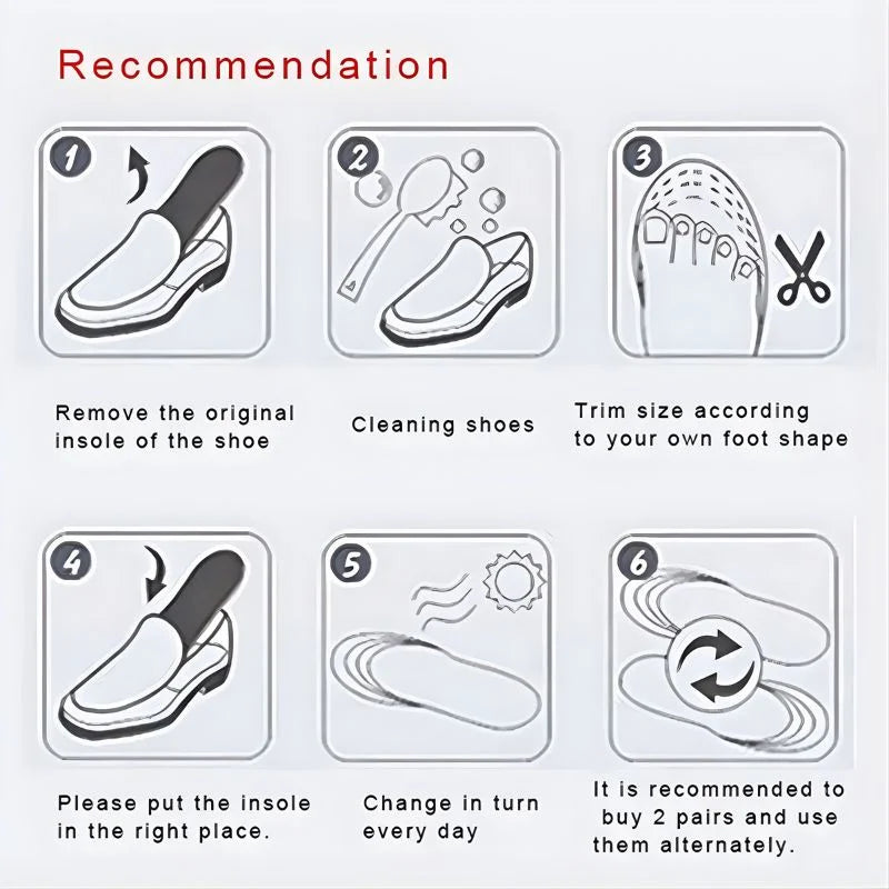 3 Layer Height Increase Insoles – Adjustable 3 cm to 7 cm | Soft, Comfortable & Shock-Absorbing | Elevator Shoe Inserts for Men & Women