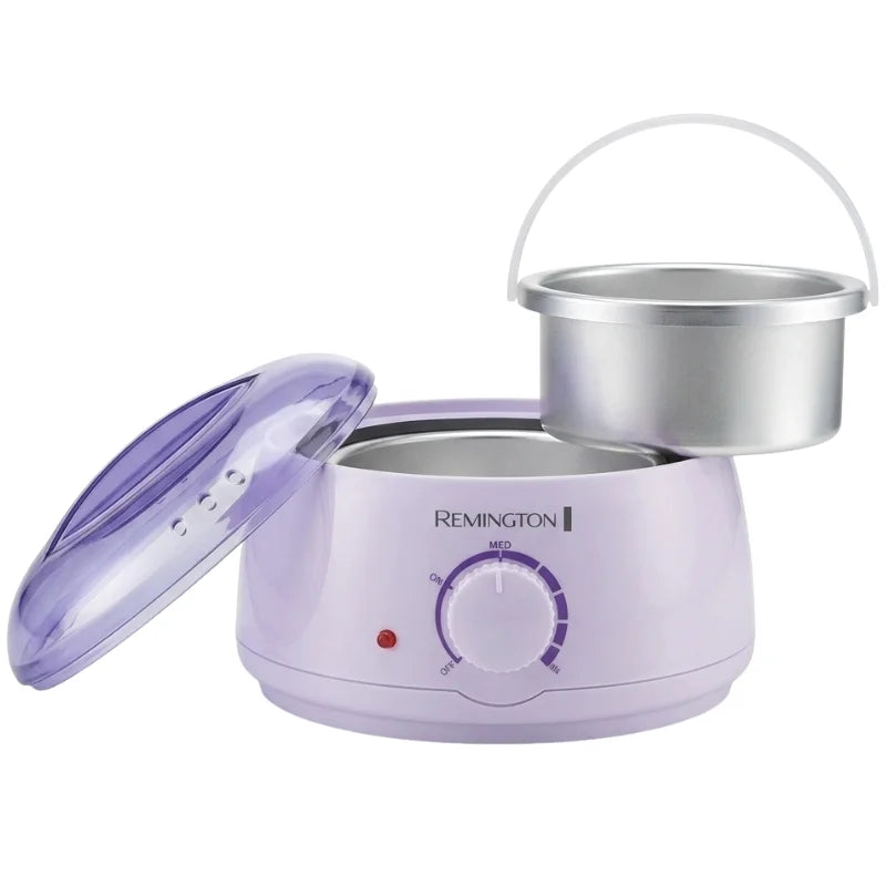 Remington Wax Melting Machine for Hair Removal |  Model FJF508-1 | Electric Wax Warmer with 2 Aluminum Pots | Adjustable Temperature Control up to 80°C | 100W